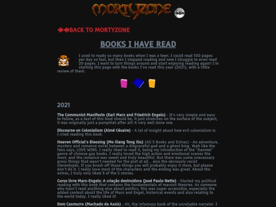 mortyzone/books screenshot
