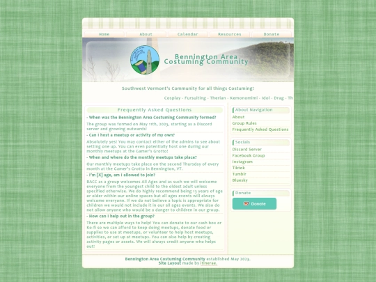 faq screenshot
