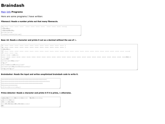testpage screenshot