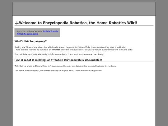 wiki/robots screenshot