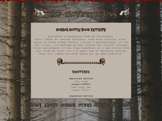 horror/reviews screenshot
