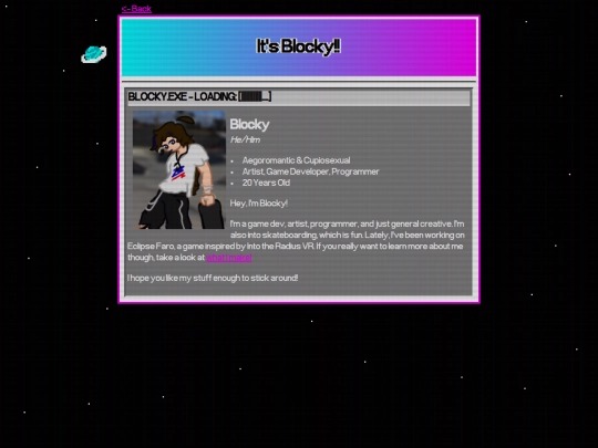 aboutme screenshot