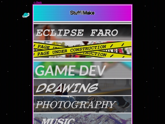 projects screenshot