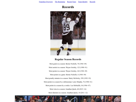 TeamRecords screenshot