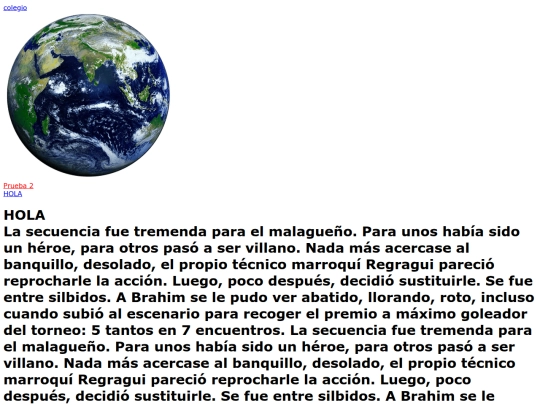 Ejemploenlaces screenshot