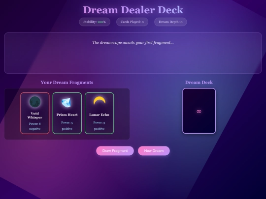 dream_dealer_deck screenshot
