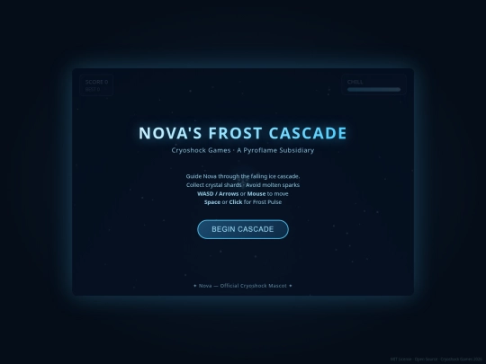 novas_frost_cascade screenshot