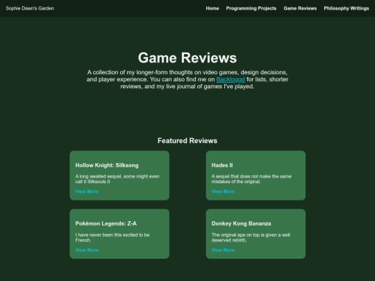 reviews screenshot