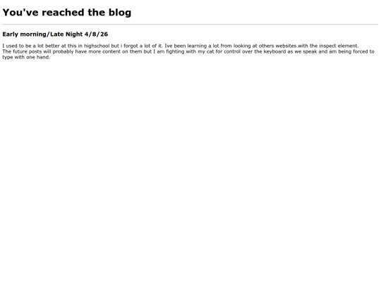 blog screenshot