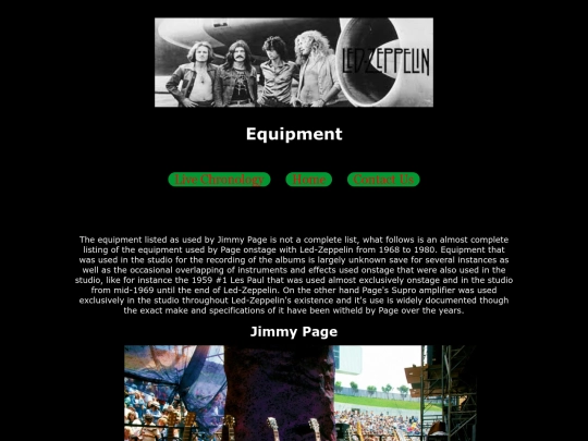 Equipment screenshot