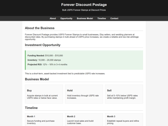 postage screenshot