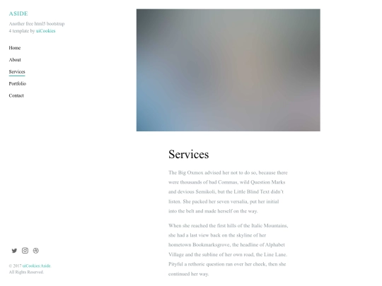 services screenshot