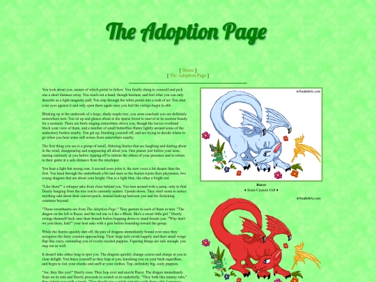 Petscape/adoptionpage1 screenshot