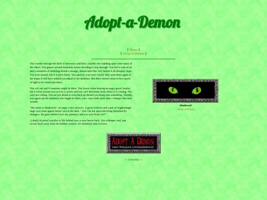 Petscape/demon1 screenshot