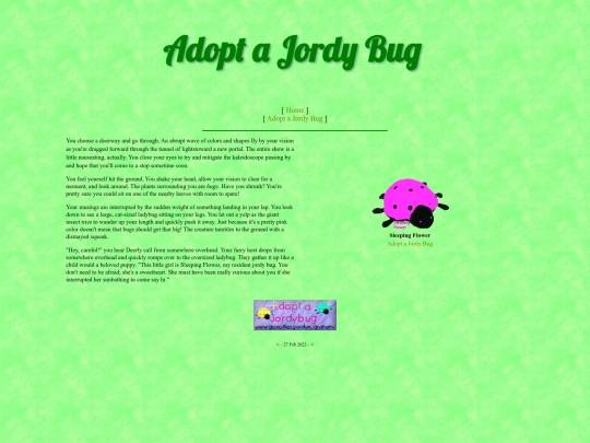 Petscape/jordybug1 screenshot