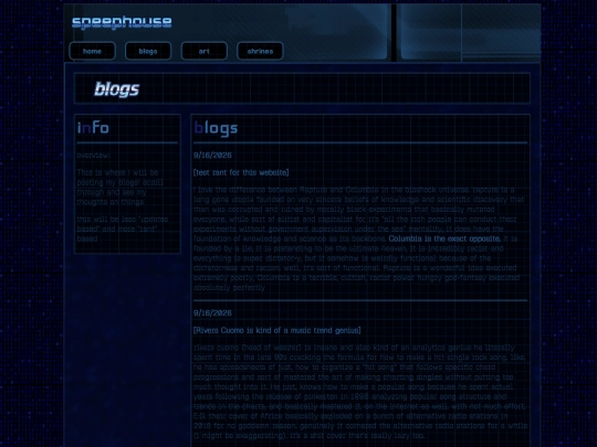 blogs screenshot