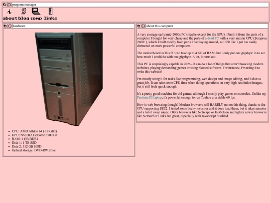 comp/athlon64 screenshot