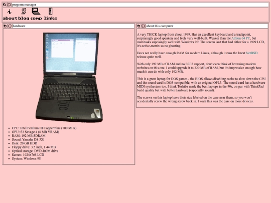 comp/toshiba screenshot