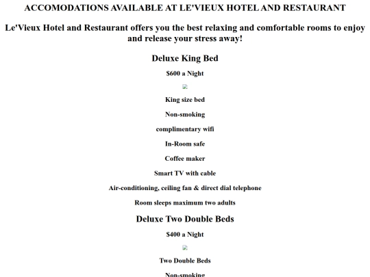Webpage screenshot