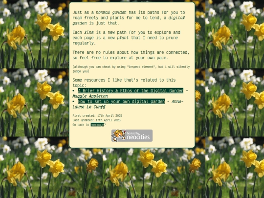 garden screenshot