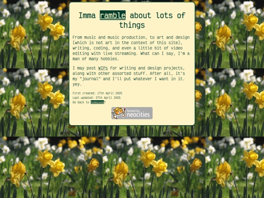journal screenshot