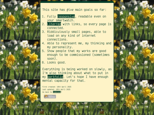 site screenshot