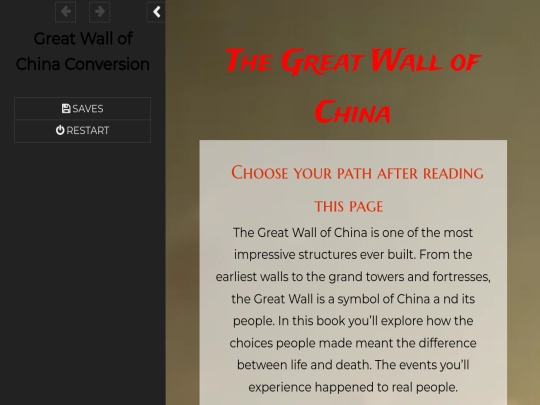 Great Wall of China Conversion plainest screenshot
