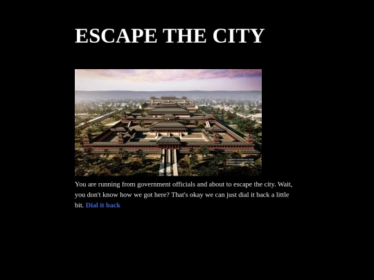 chinatwines/Escape the city-Duncan screenshot