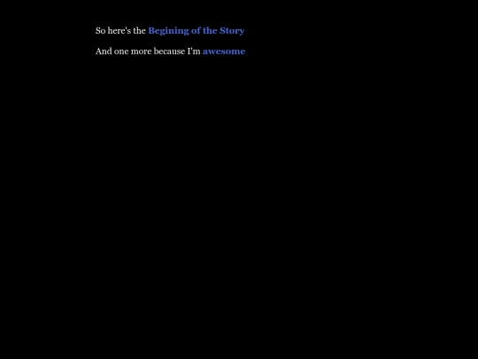fictiontwines/ADAMS fiction STORY screenshot
