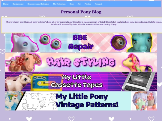 blog screenshot