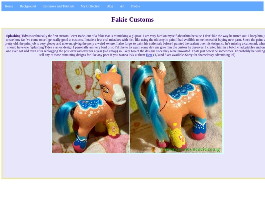 my collection pages/customs/fakies screenshot