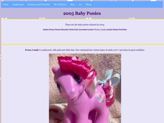 my collection pages/g3/2005baby screenshot