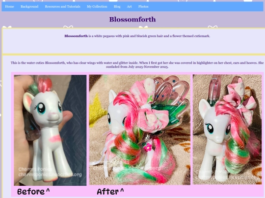 my collection pages/g4/blossomforth screenshot
