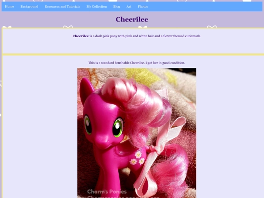 my collection pages/g4/cheerilee screenshot
