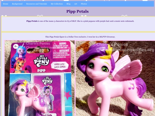 my collection pages/g5/pipppetals screenshot