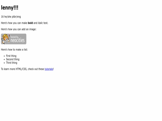 index screenshot