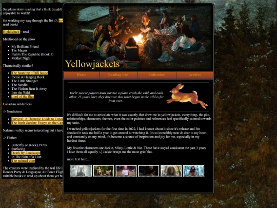 yellowjacketsreading screenshot