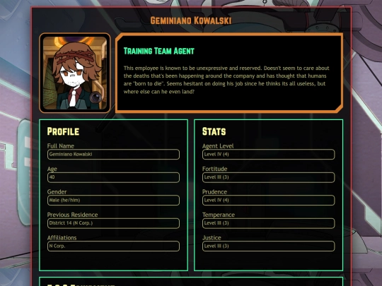 agent profiles/geminiano-kowalski screenshot