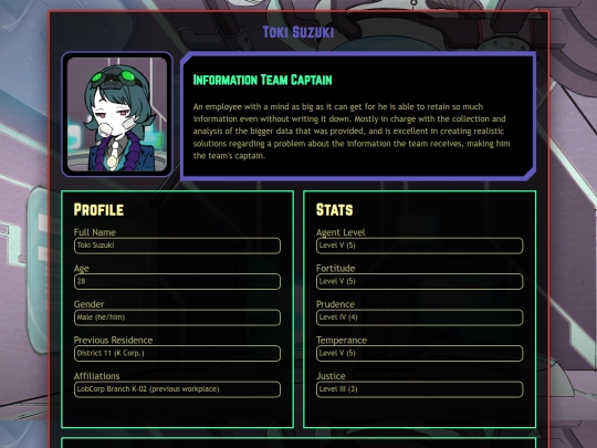 agent profiles/toki-suzuki screenshot