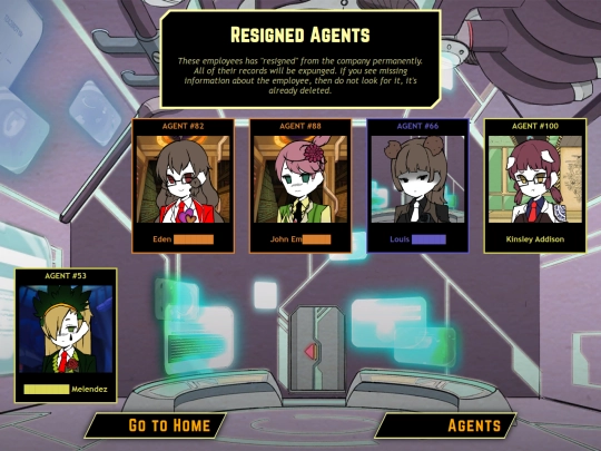 resigned-agents screenshot