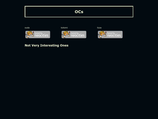 OCs screenshot