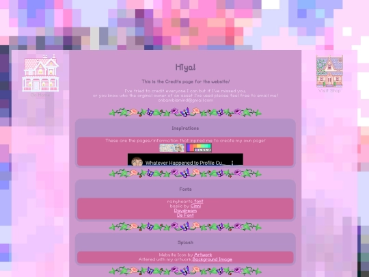 Pages/Credits screenshot