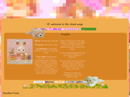 Personal/About screenshot