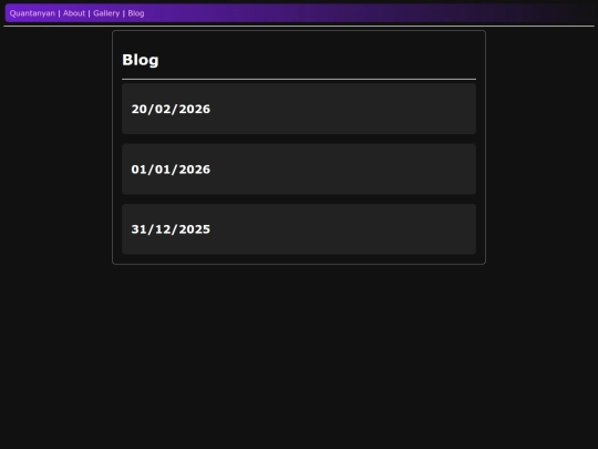 blog screenshot