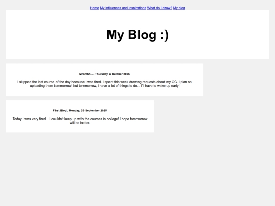 blog screenshot
