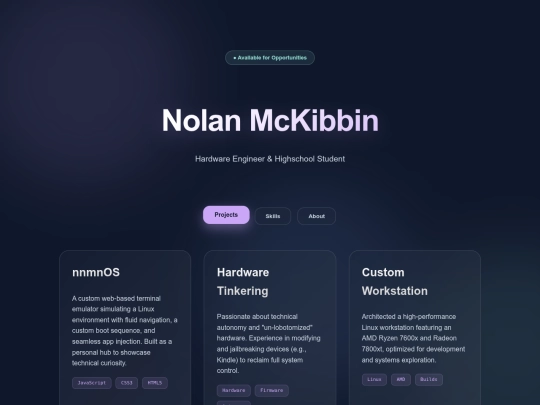 portfolio screenshot