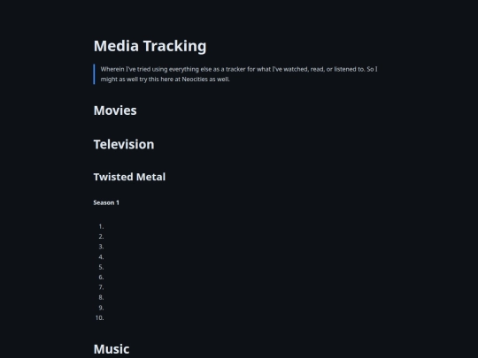 mediatrack screenshot