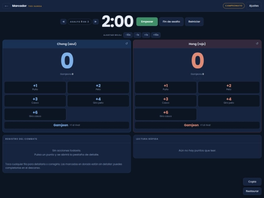 marcador screenshot