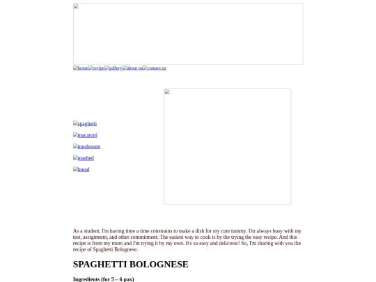 spaghetti screenshot