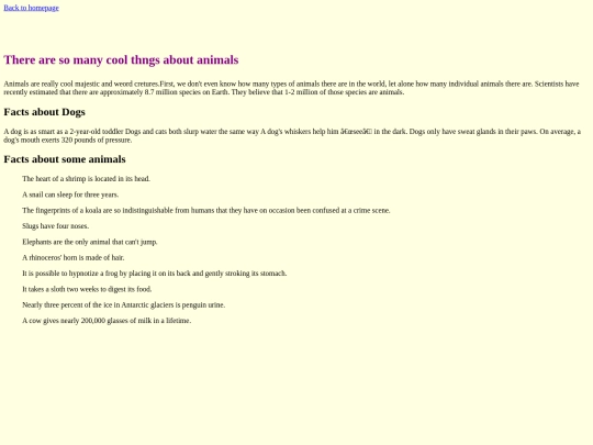 factsaboutanimals screenshot